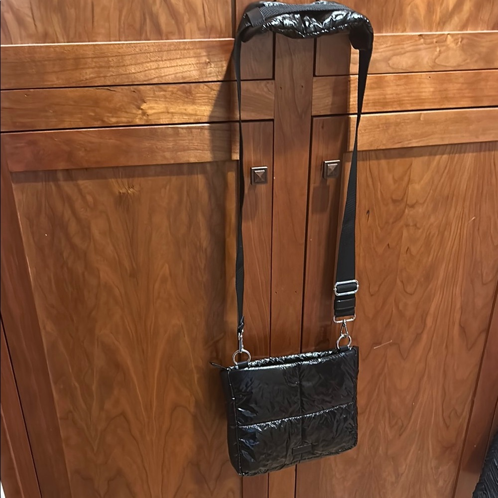 Black Quilted Crossbody Bag